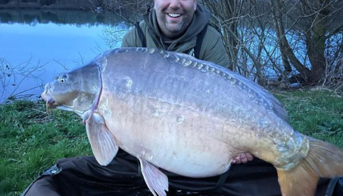 A 66 lb 3 oz carp from Fullys Lake, Mar 2024