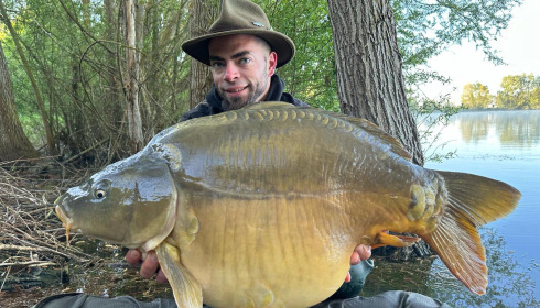 A carp from Fullys Lake, May 2025