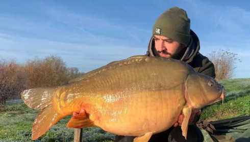 A carp from Fullys Lake, Dec 2024
