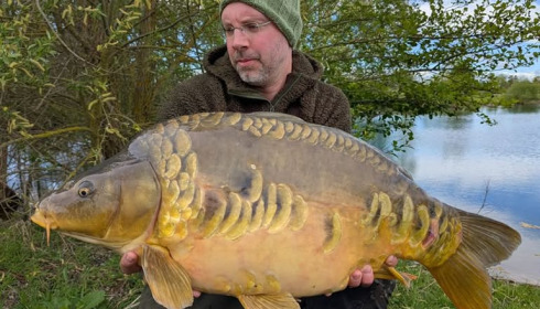 A carp from Fullys Lake, Apr 2025