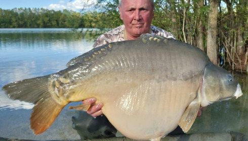 A carp from Fullys Lake, Apr 2025