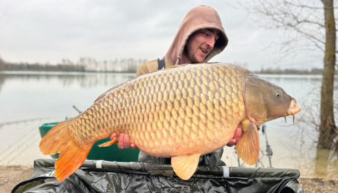 A 48 lb 5 oz carp from Fullys Lake, Mar 2025
