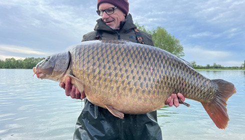 A 73 lb 6 oz carp from Fullys Lake, Apr 2024