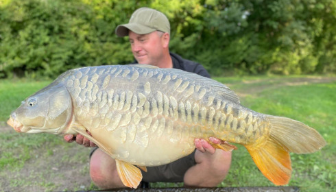 A carp from Fullys Lake, Oct 2025
