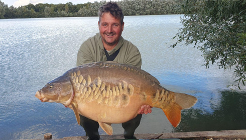 A carp from Fullys Lake, Oct 2024
