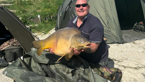 A carp from Fullys Lake, May 2025