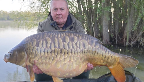 A carp from Fullys Lake, Apr 2025