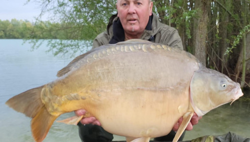 A carp from Fullys Lake, Apr 2025