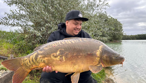 A carp from Fullys Lake, Sep 2023