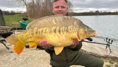 A carp from Fullys Lake, Mar 2024