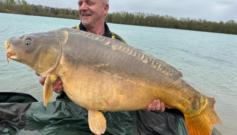 A carp from Fullys Lake, Apr 2025