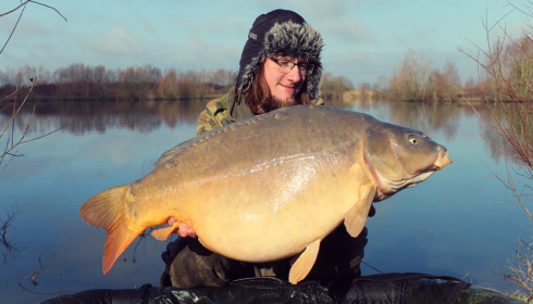 A carp from Fullys Lake, Feb 2025