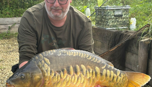 A carp from Fullys Lake, Sep 2024