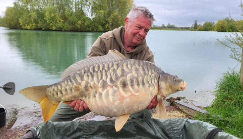 A carp from Fullys Lake, Apr 2025