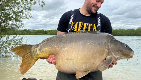 A 71 lb 6 oz carp from Fullys Lake, Apr 2024