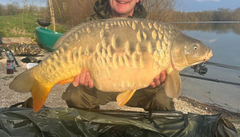 A carp from Fullys Lake, Mar 2024