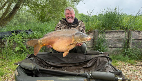 A carp from Fullys Lake, May 2025