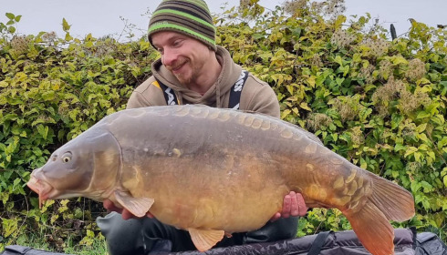A carp from Fullys Lake, Nov 2023