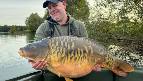 A carp from Fullys Lake, Oct 2024