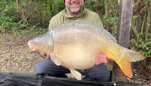 A 30 lb 3 oz carp from Fullys Lake, David Stout, Oct 2024