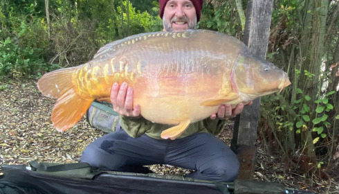 A 37 lb carp from Fullys Lake, David Stout, Oct 2024
