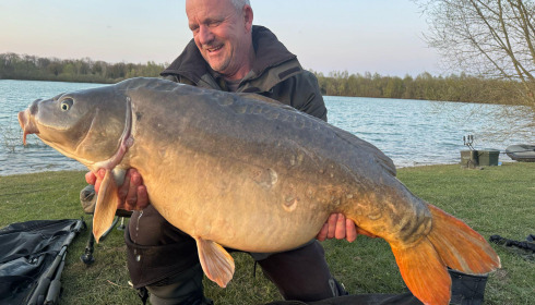 A carp from Fullys Lake, Apr 2025