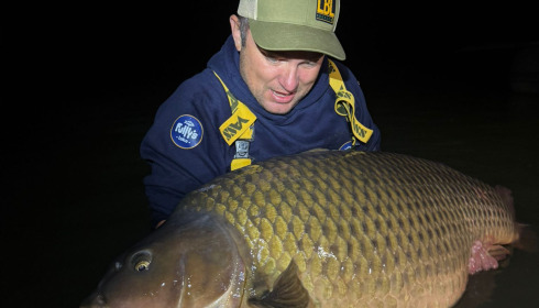 A 77 lb carp from Fullys Lake, Sep 2025