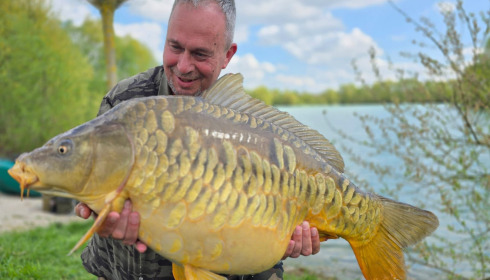 A carp from Fullys Lake, Apr 2025
