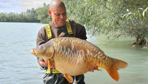 A carp from Fullys Lake, Sep 2024