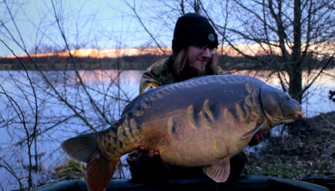 A carp from Fullys Lake, Feb 2025