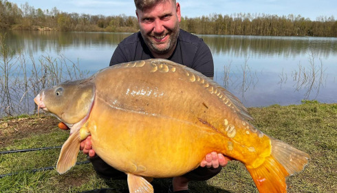 A carp from Fullys Lake, Mar 2024