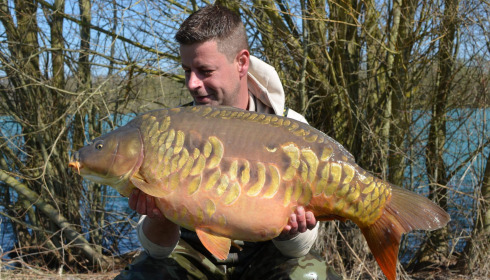 A carp from Fullys Lake, Apr 2025
