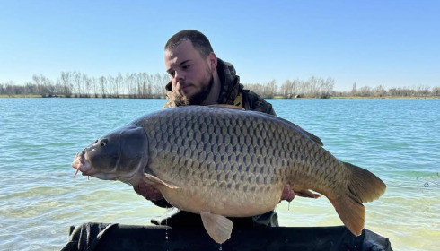A 54 lb carp from Fullys Lake, Apr 2025