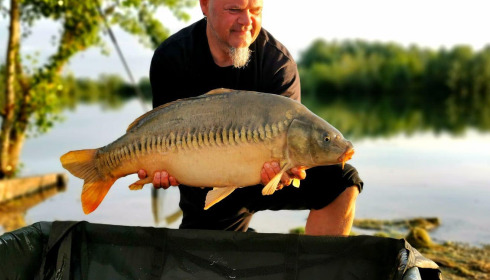 A carp from Fullys Lake, Jul 2024