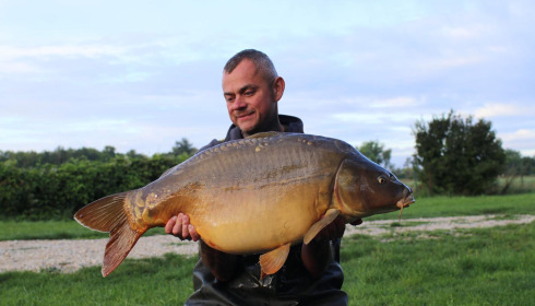 A 34 lb carp from Fullys Lake, Luke Reid, Aug 2025