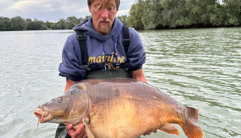 A carp from Fullys Lake, Oct 2025