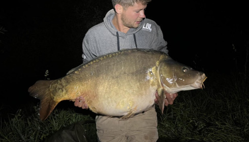A carp from Fullys Lake, Sep 2023