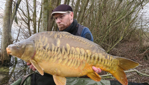 A carp from Fullys Lake, Feb 2025
