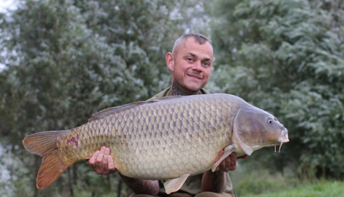 A 35 lb carp from Fullys Lake, Luke Reid, Aug 2025