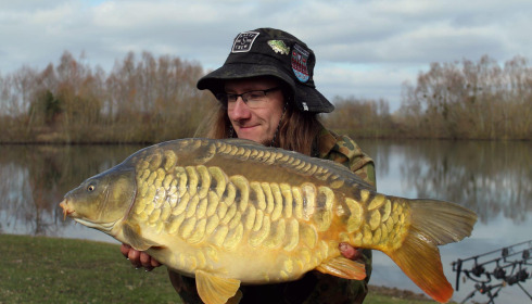 A carp from Fullys Lake, Feb 2025