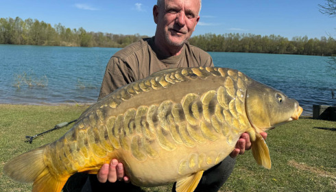 A carp from Fullys Lake, Apr 2025
