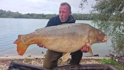 A carp from Fullys Lake, Oct 2023