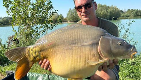 A carp from Fullys Lake, Sep 2023