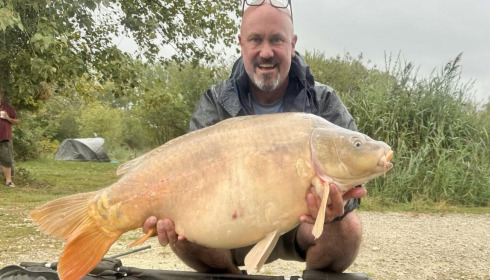 A carp from Golden Carp Lake, Sep 2025