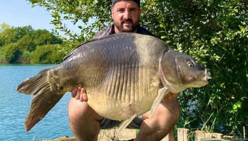 A carp from Golden Carp Lake, Jul 2024