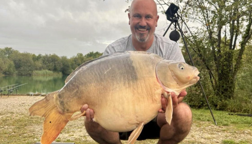 A carp from Golden Carp Lake, Sep 2025