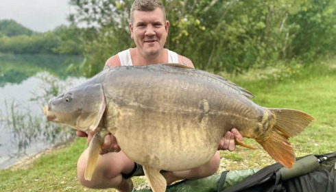 A carp from Golden Carp Lake, Jun 2025