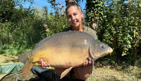 A carp from Golden Carp Lake, Jul 2024