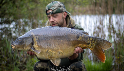 A 26 lb carp from Golden Carp Lake, Apr 2024