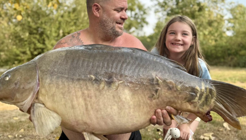 A carp from Golden Carp Lake, Aug 2025
